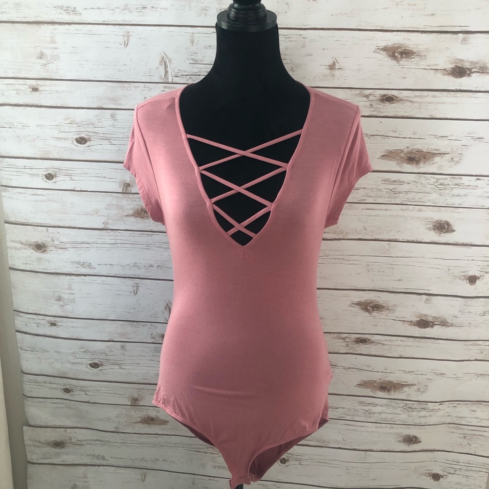 Strappy body suit